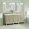 James Martin Vanities 72'' Double Vanity, Whitewashed Oak w/ 3 CM Eternal Marfil Quartz Top 424-V72-WWO-3EMR - alternate 4